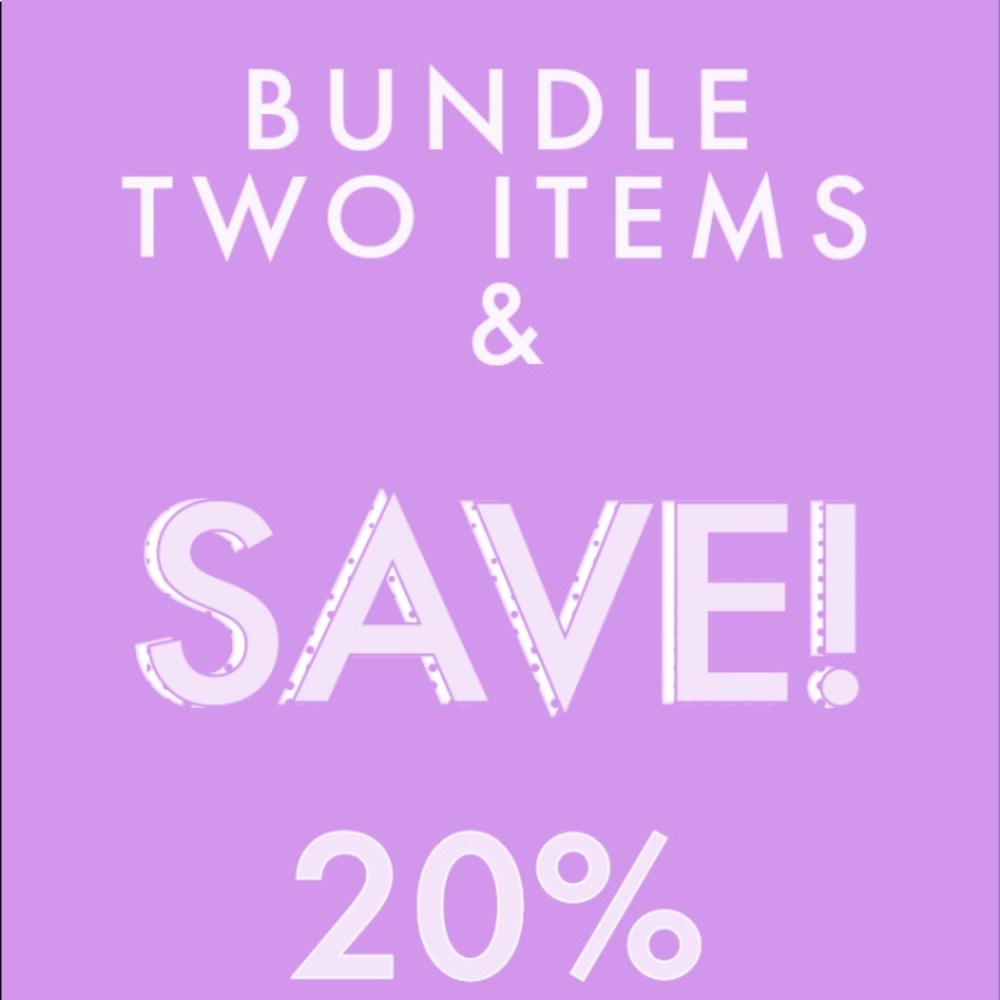 Save 20 % when you bundle two items